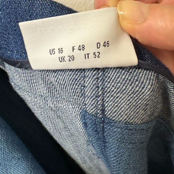 Akris Punto Blue Denim Skirt - Picture 3 of 6